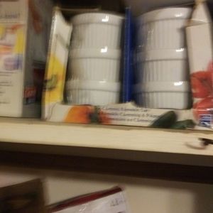 Six piece brand new never been use heavy. ramekins in orginal box